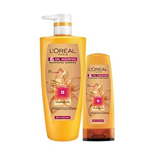 LOREAL 6OIL SHAMPOO 396ml+CND FREE